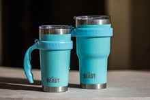 Load image into Gallery viewer, BEAST 20oz Tumbler Insulated Stainless Steel Coffee Cup with Lid, 2 Straws, Brush &amp; Gift Box by Greens Steel (20 oz, Aquamarine Blue) 20 oz